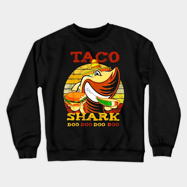 Cinco De Mayo Baby Toddler Taco Shark Crewneck Sweatshirt by CovidStore